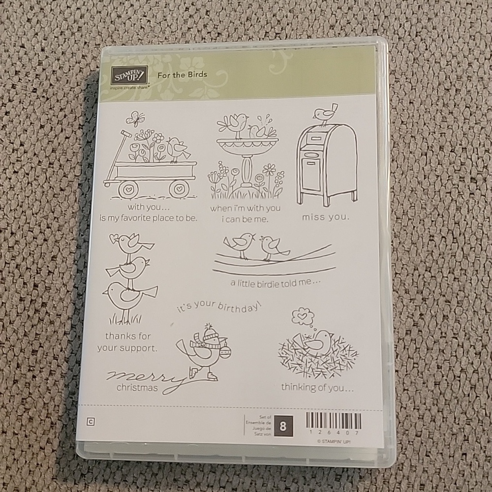 Stampin Up For the Birds Stamp Set